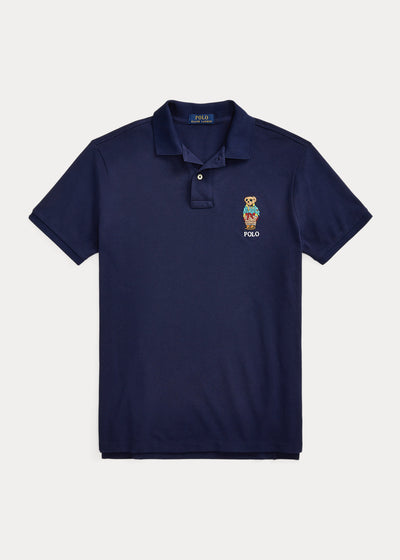 Ralph Lauren Custom Slim Fit Polo Bear Polo Shirt | French Navy