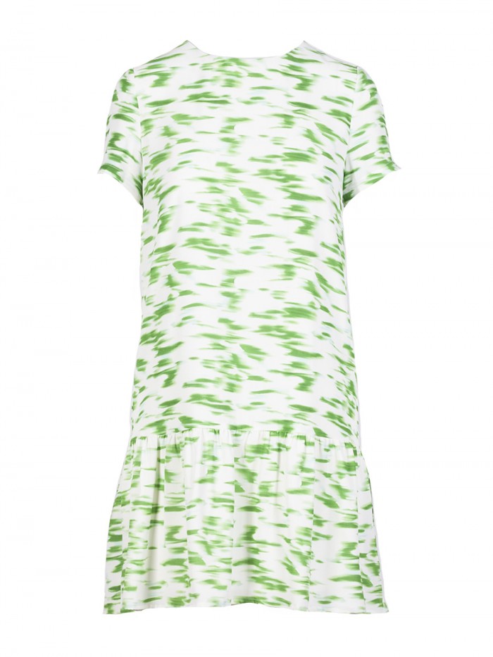 Anonyme Dress Tie Dye Print Tunic | Green