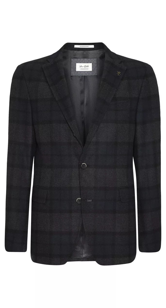 Van Gils Men's Jacket Van Gils Jacket Check Estavan | DARK BLUE